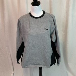 Grey Fila crewneck
